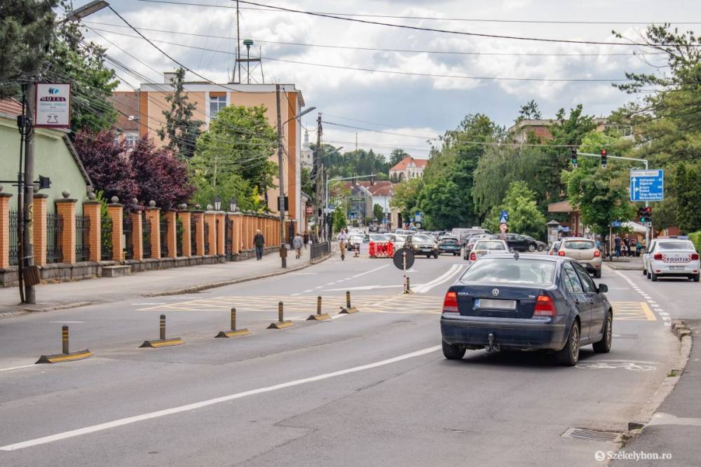 Újból torlódásra, forgalomkorlátozásra kell számítani a székelyudvarhelyi Bethlen Gábor utcában