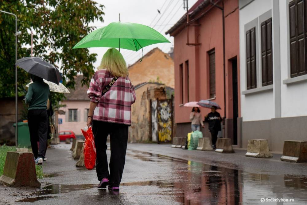 Heves esőzésekkel érkezik a lehűlés