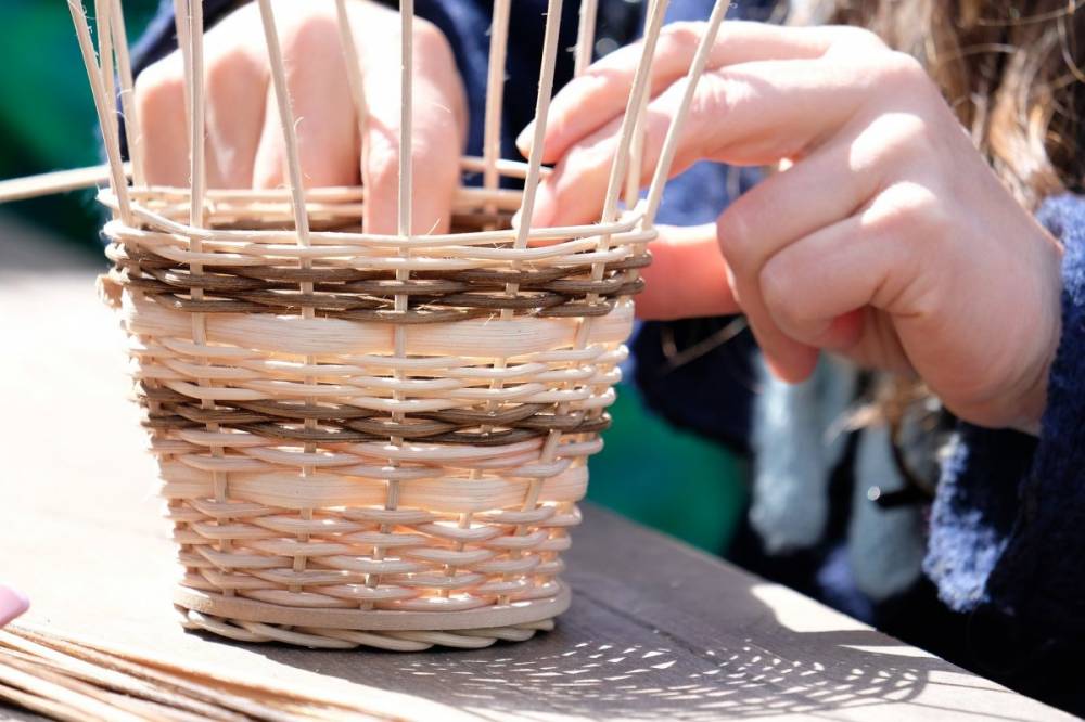 Kosárfonást tanulhatnak az érdeklődők