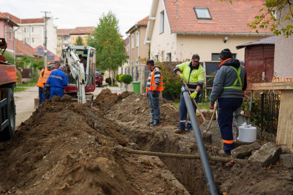 Blokád alatt az egyik sepsiszentgyörgyi utca