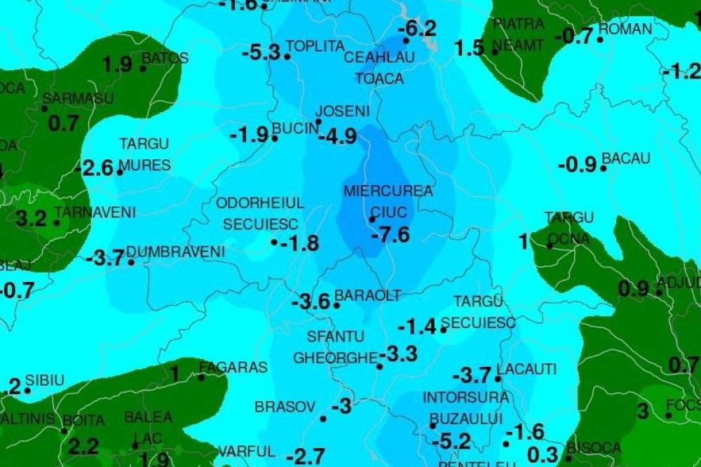 A szezon legkeményebb hidege Csíkban