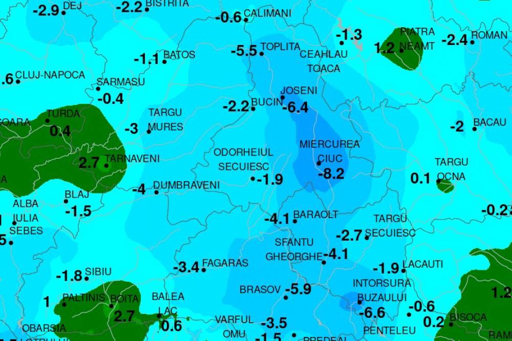 Az idei ősz leghidegebb reggelére ébredt Székelyföld