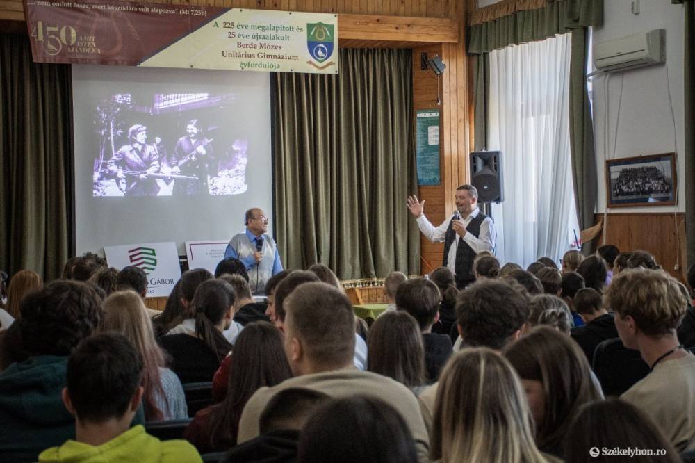 A szerencsén múlt az élete – '56-os szabadságharcossal találkozhattak a székelykeresztúri diákok