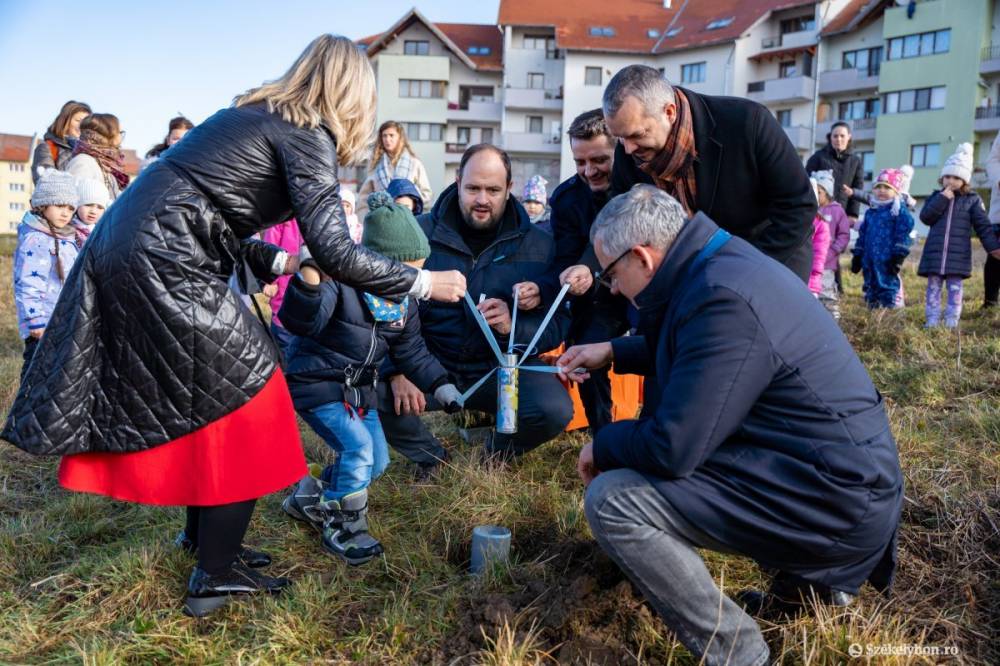 Majdani bölcsőde alapkövét helyezték el Székelyudvarhelyen