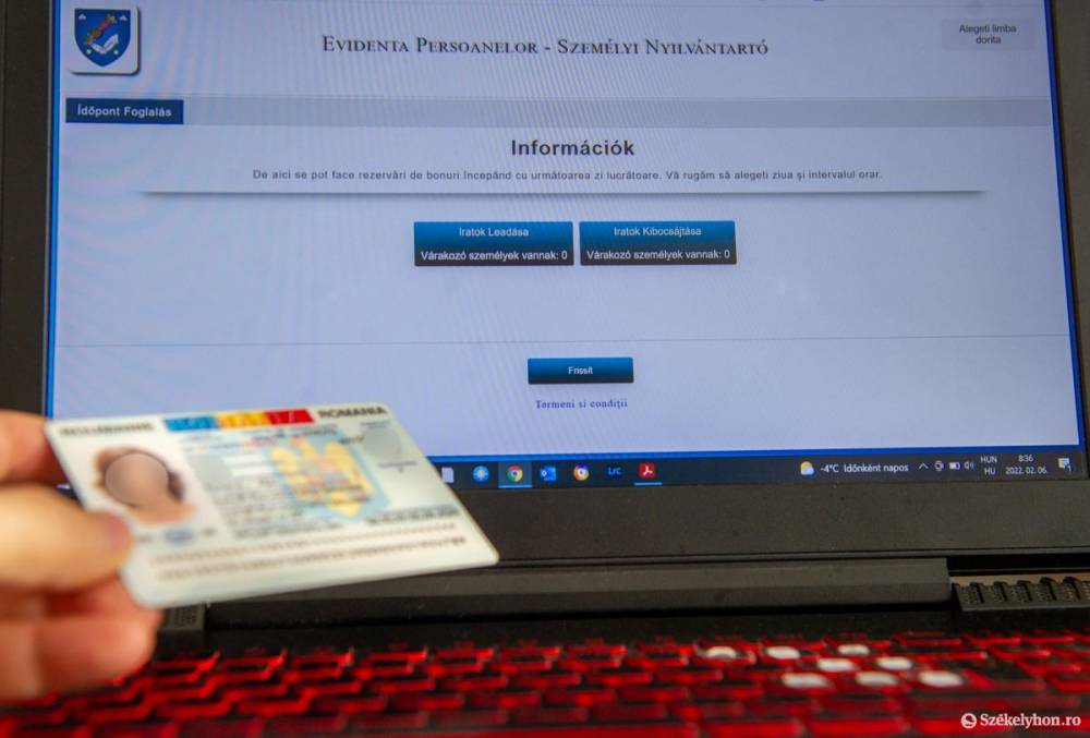 Kézdivásárhelyen is hosszabb időt kell várni az új személyazonossági igazolványokra
