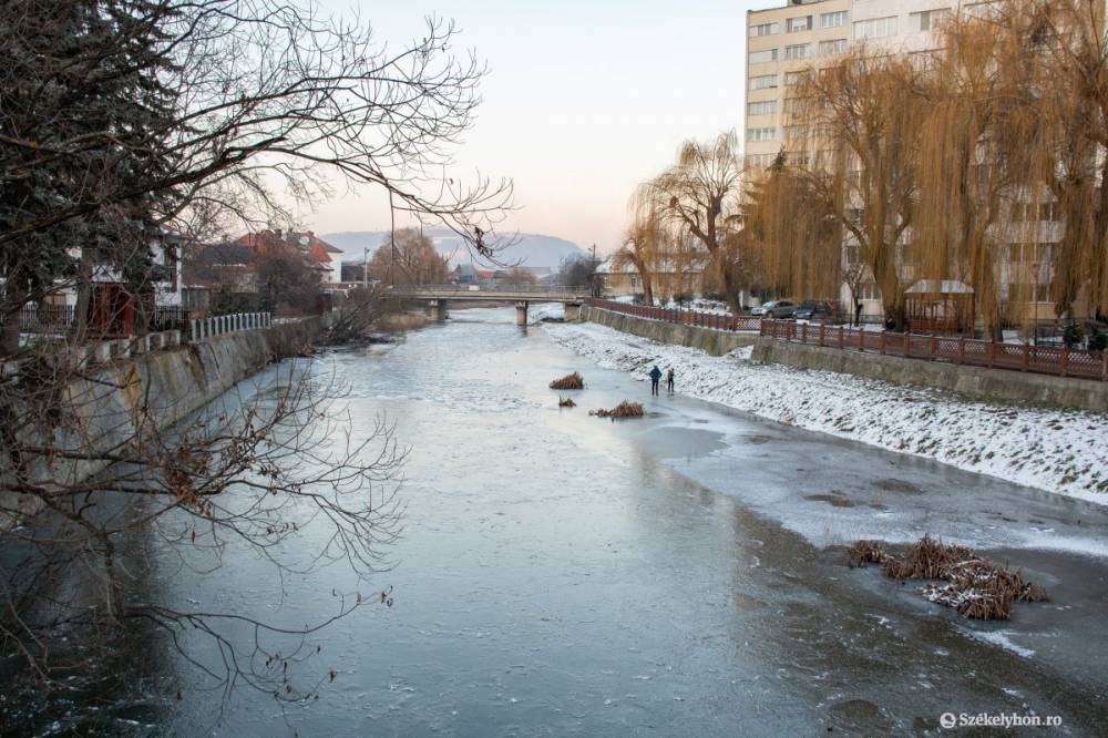 Kétszer olyan hideg volt Csíkban, mint Udvarhelyen