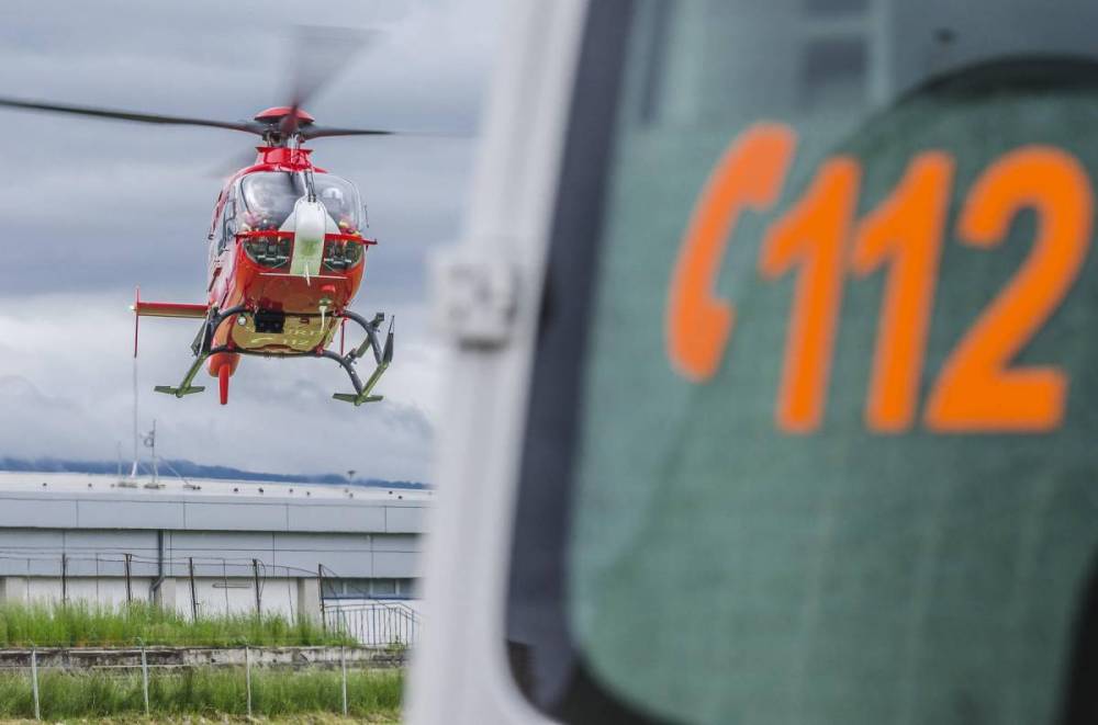 Mentőhelikoptert hívtak egy balesethez Maros megyében