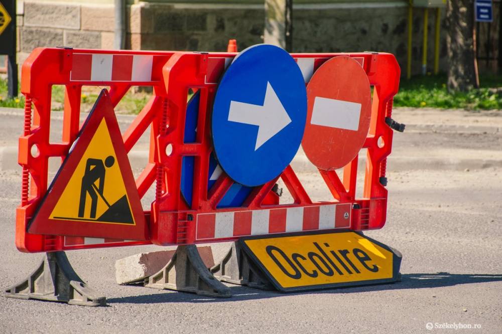 Utcarészt zárnak le Székelyudvarhelyen