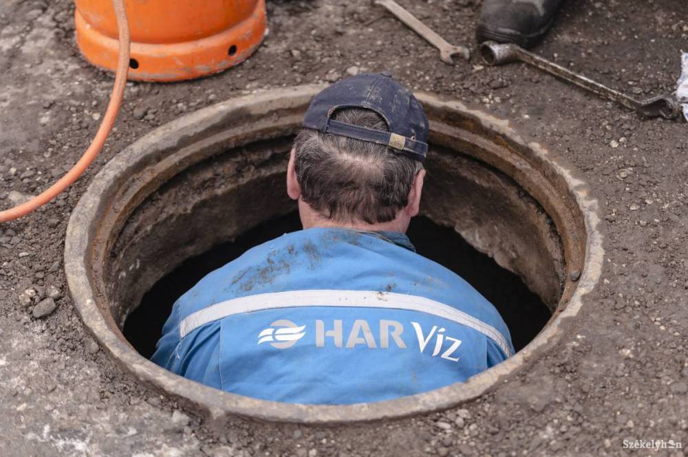 Víszünet Székelyudvarhely több utcájában