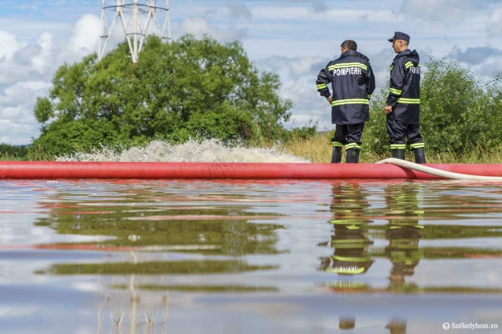 Elsőfokú árvízvédelmi készültség két székelyföldi folyón