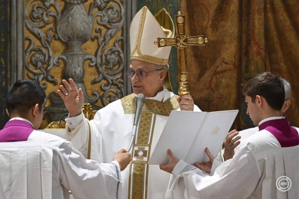 Megtartotta az első miséjét XIV. Leó pápa