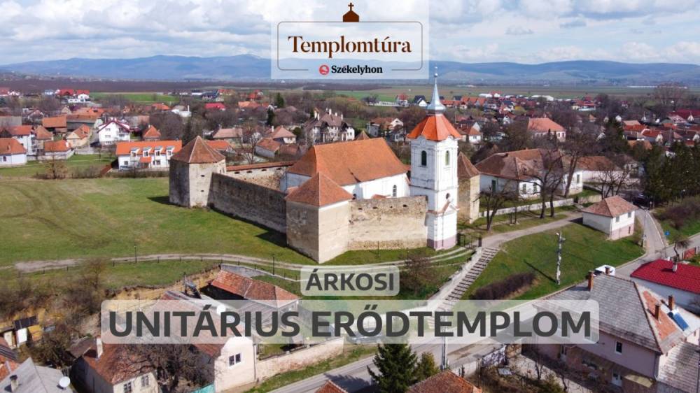 Tekintélyt sugárzó várfalalak védelmezik az árkosi unitárius templomot | Templomtúra