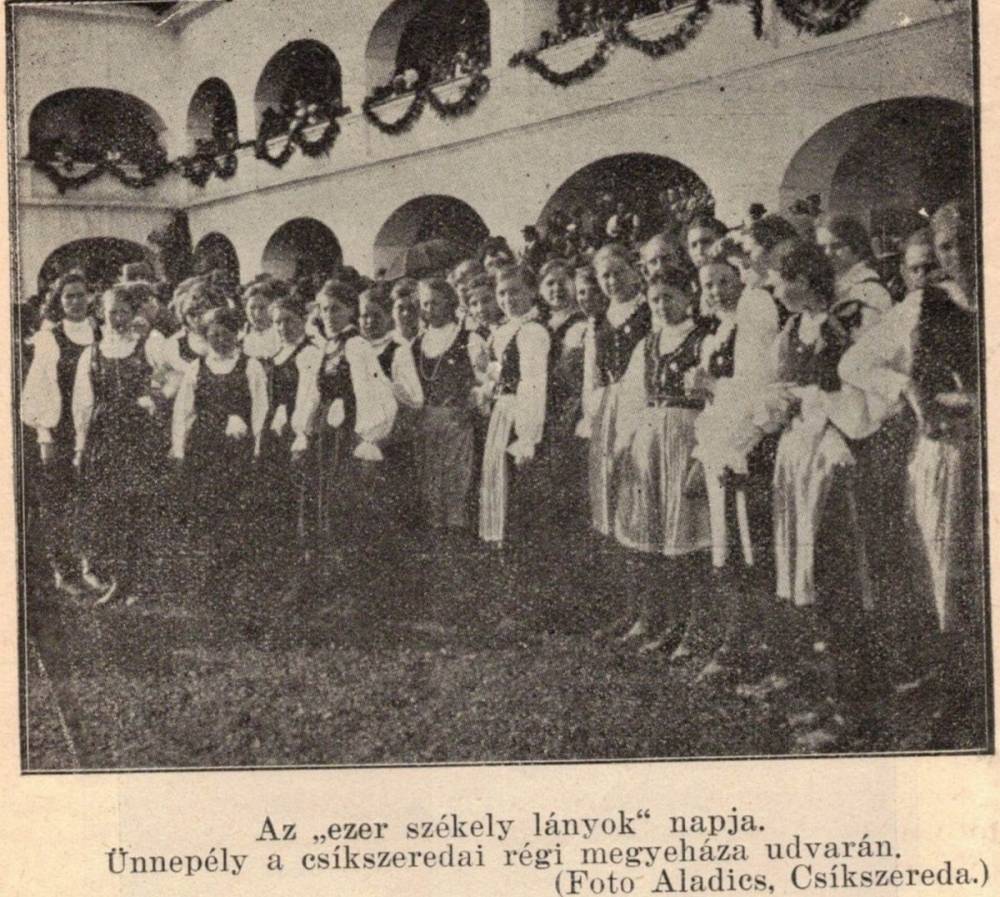 Az első Ezer Székely Leány Napja a korabeli sajtóban