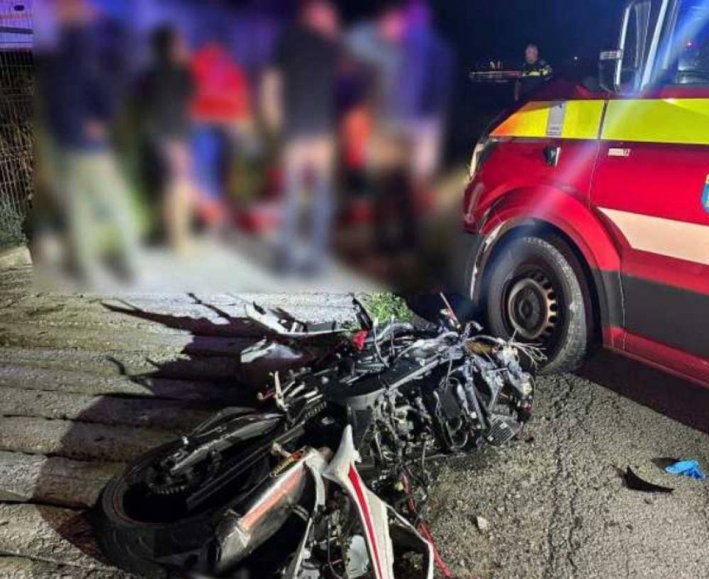 Egy férfi meghalt, egy fiatalkorú pedig súlyosan megsérült egy motorbalesetben