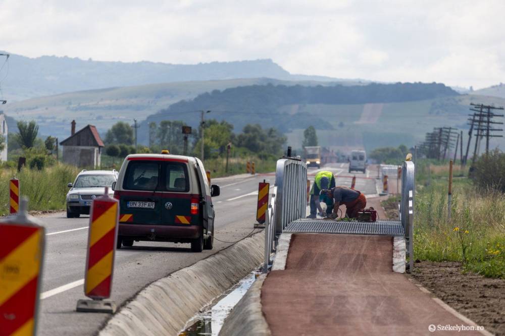 Emelkedők és fel nem újított szakasz a 137-es megyei úton