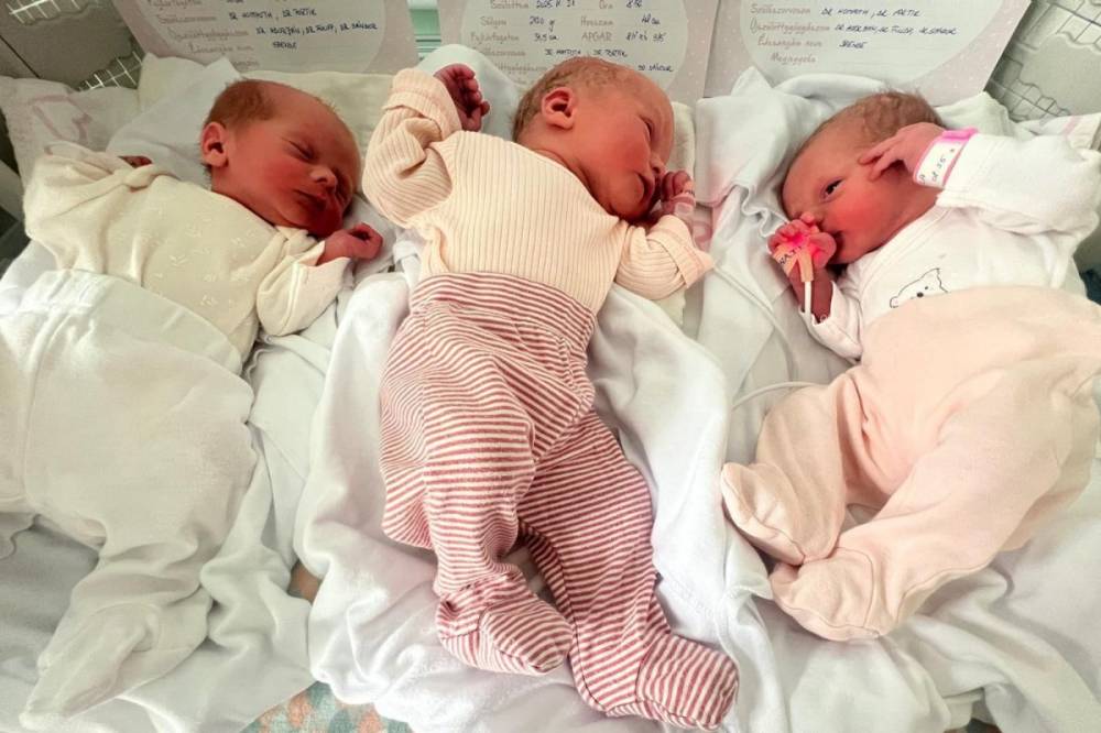 Hármas ikrek születtek a csíkszeredai kórházban