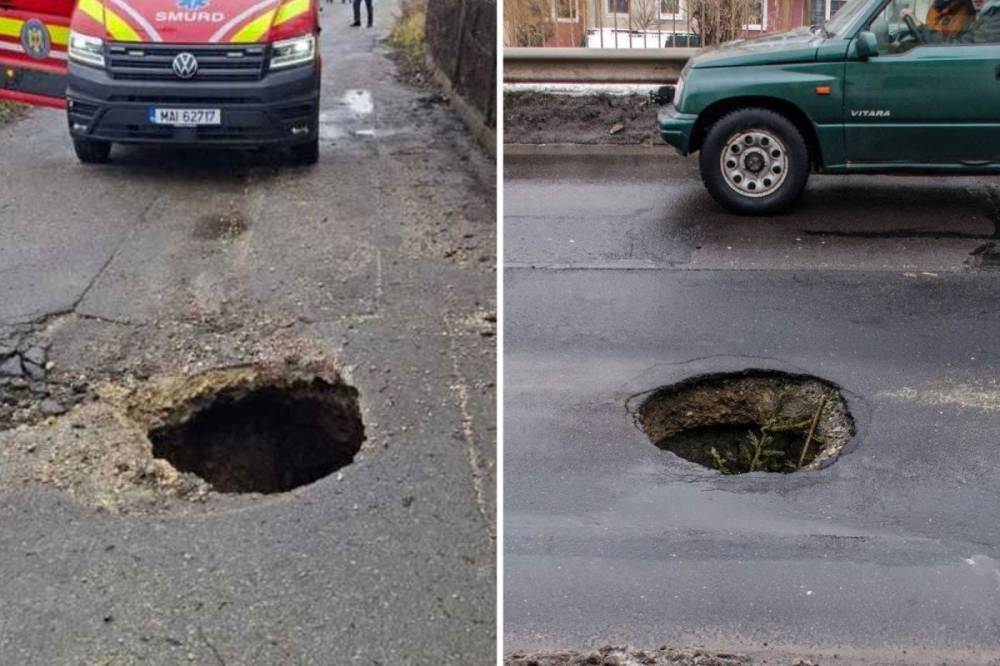 Az egykori csíkszeredai híres gödröt megidéző lyukba esett két férfi Petrozsényben