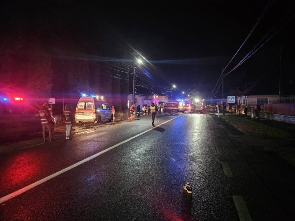 FRISSÍTVE – Súlyos baleset az E60-ason, Kolozs megyében: zebrán ütött el három gyalogost egy részeg sofőr