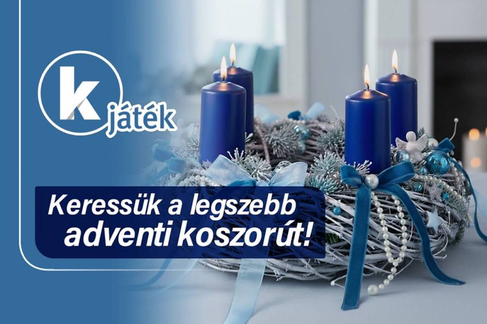 Keressük a legszebb adventi koszorút! Nyereményjáték a Krónika Facebook-oldalán