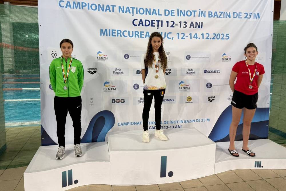 Az országos bajnokságon állt dobogóra a Csíkszeredai VSK úszója