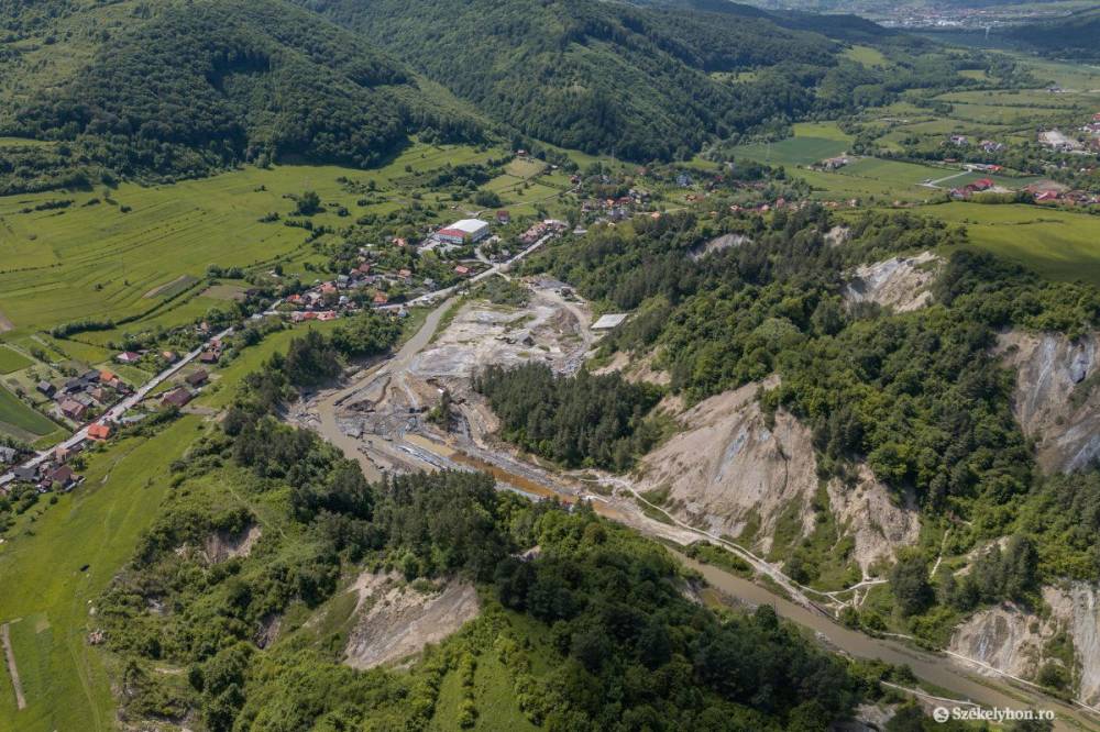 Május eleji robbantások a parajdi sóbánya felszínén: a Salrom tisztázta a történteket