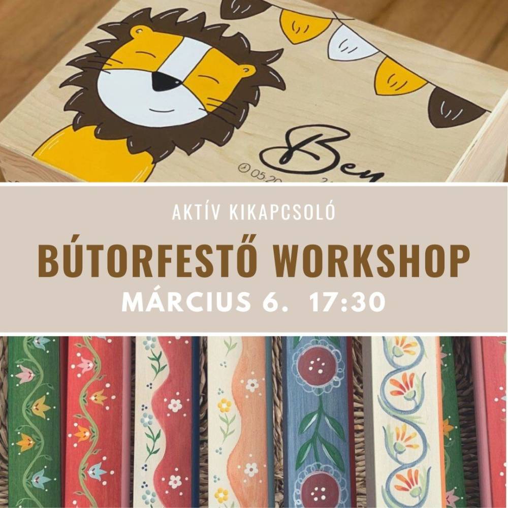 Bútorfestő workshop Csíkszeredában