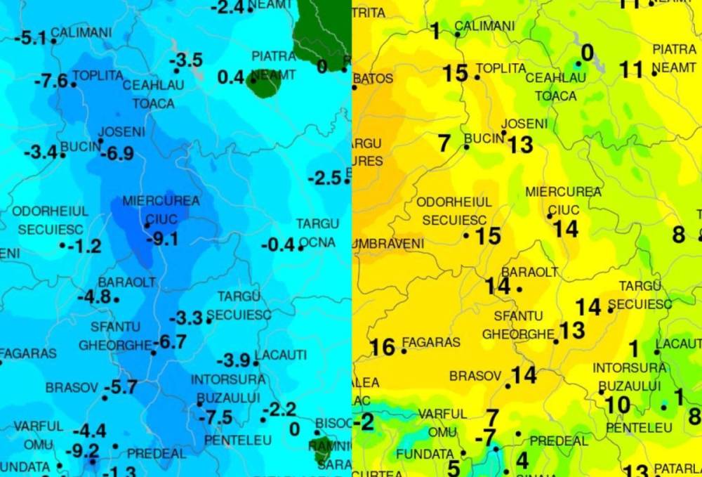 Két évszak egyetlen nap alatt Csíkszeredában?