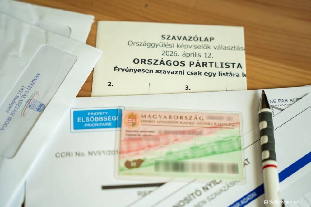 Nacsa: mától adhatják le levélszavazatukat a magyarországi lakcímmel nem rendelkező választópolgárok