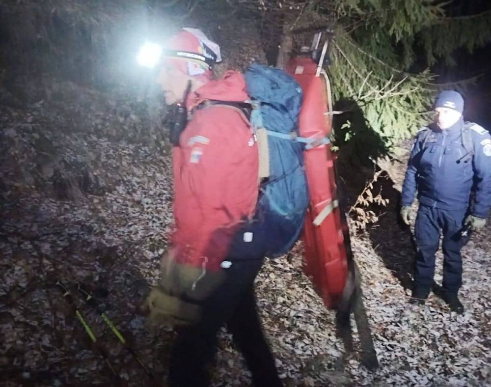 Súlyos állapotban lévő, cukorbeteg ukrán fiatalembert hoztak le a hegyimentők