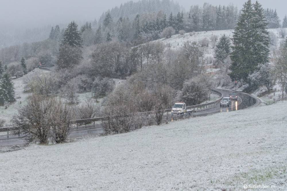 Április végéhez közeledve kifehéredett a Hargita