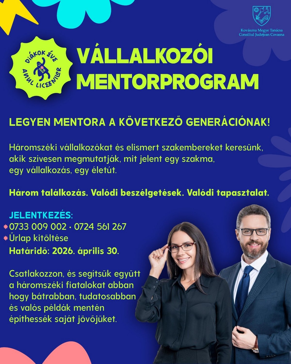 Vállalkozókat keresnek diákok mentorálására Háromszéken