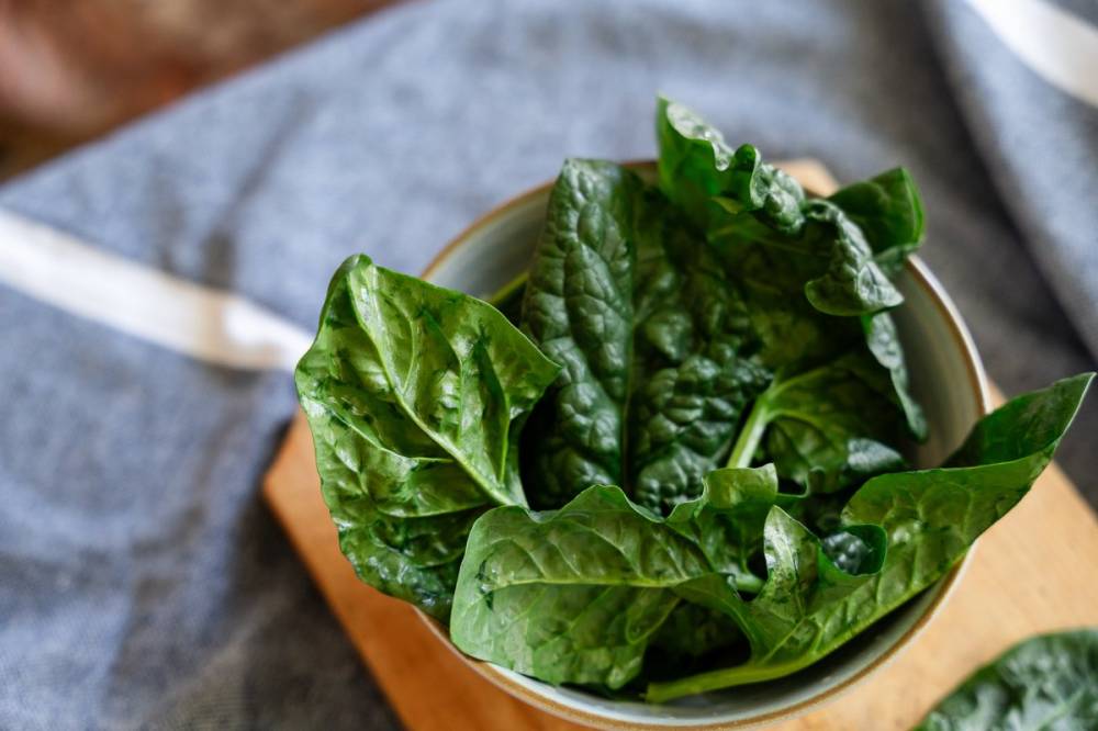A spenót mint zöld erő a tányéron