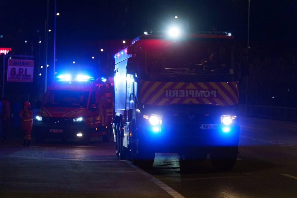 Robbanás következtében történt tűzeset Marosvásárhelyen