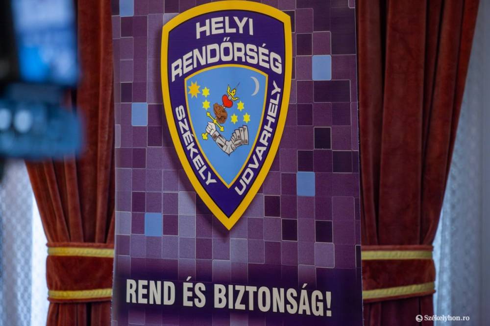 Felvonulással és látványos bemutatókkal ünnepel a helyi rendőrség Székelyudvarhelyen