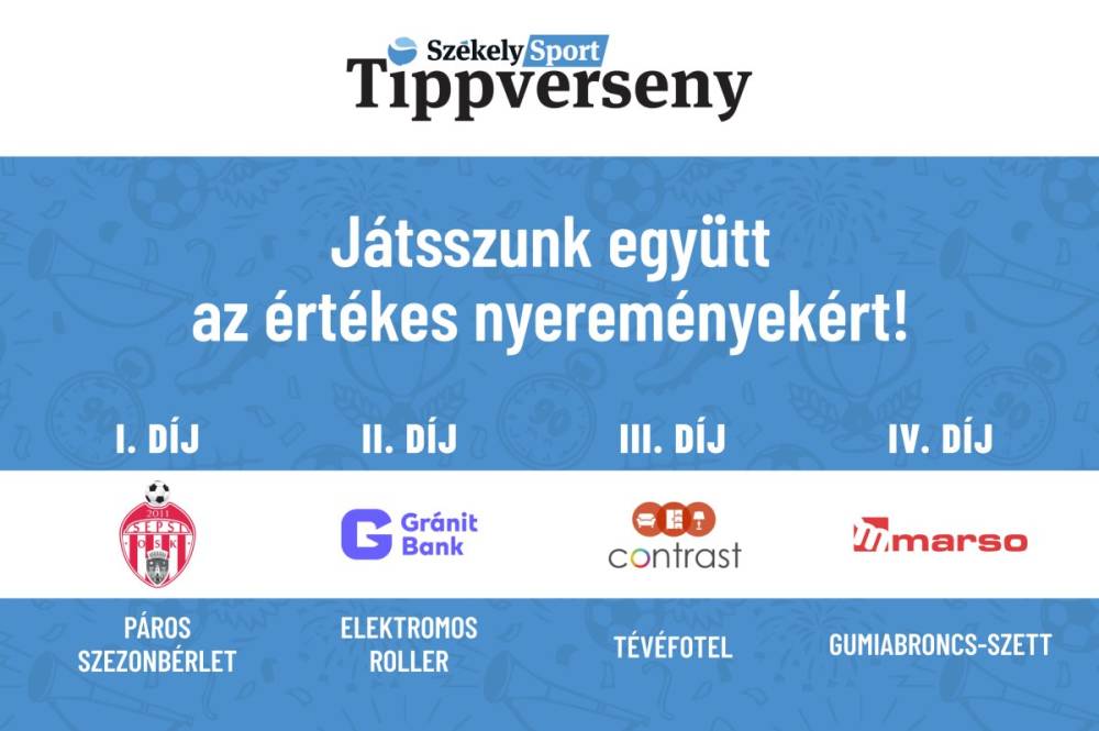 Focivébé a Székely Sporttal: értékes nyeremények várnak tippversenyünk résztvevőire