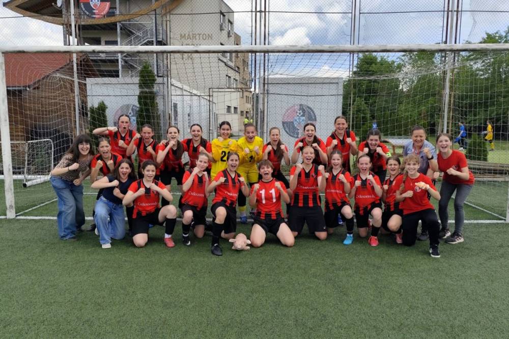 Emberhátrányban harcolta ki az elődöntőt az FK Csíkszereda U15-ös lánycsapata