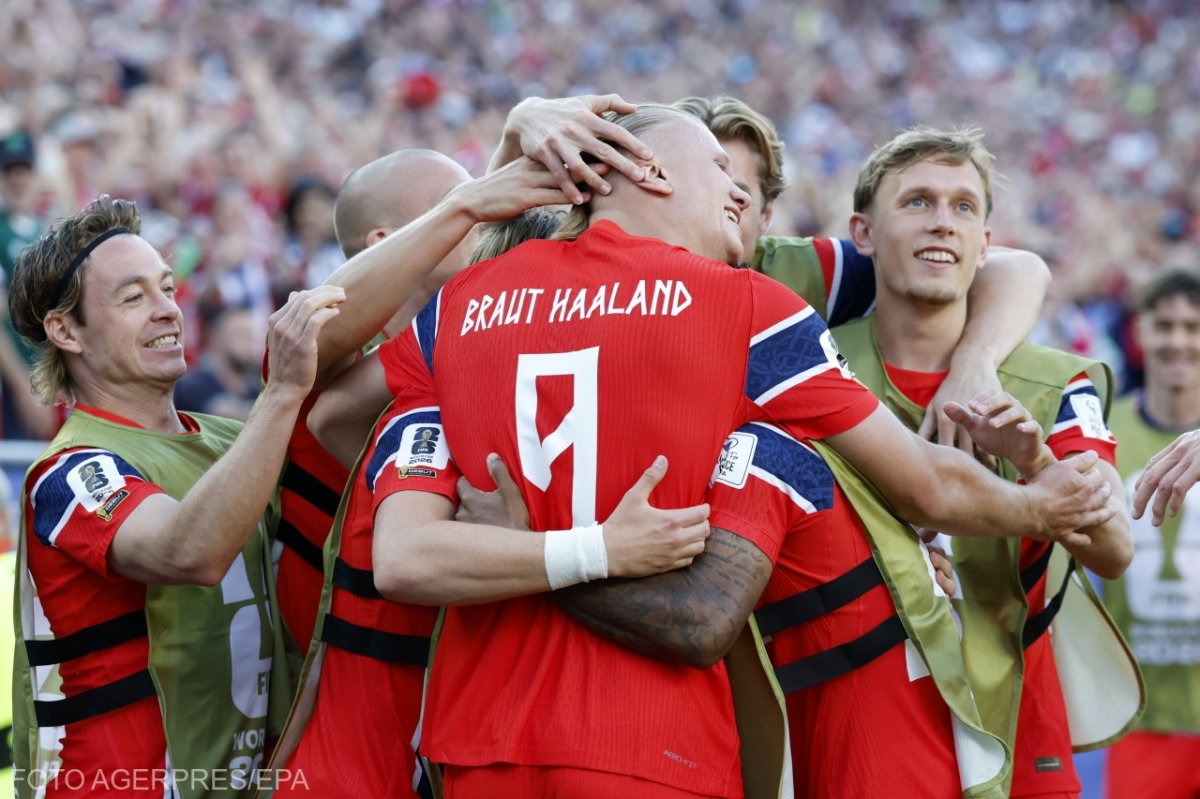 Erling Haaland történelmet írt, magabiztosan nyert Norvégia