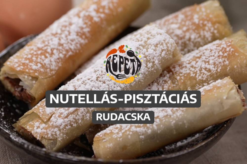 Nutellás-pisztáciás rudacska – videó