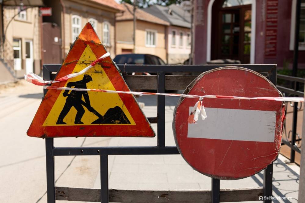 Utcát zárnak le Székelyudvarhelyen