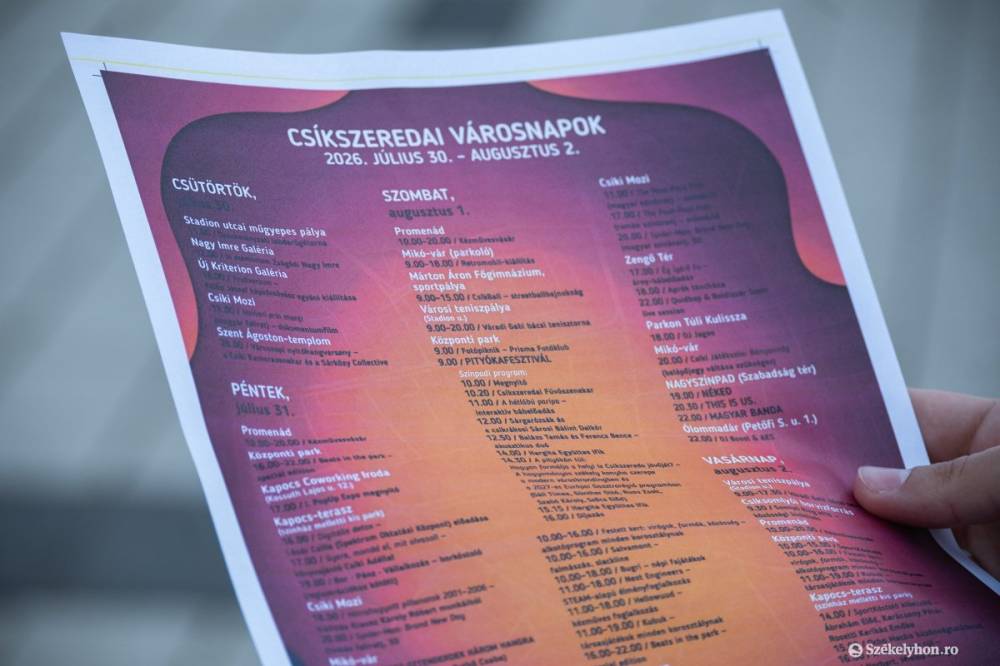Tűzijáték nélkül, de megannyi programmal érkezik a Csíkszeredai Városnapok