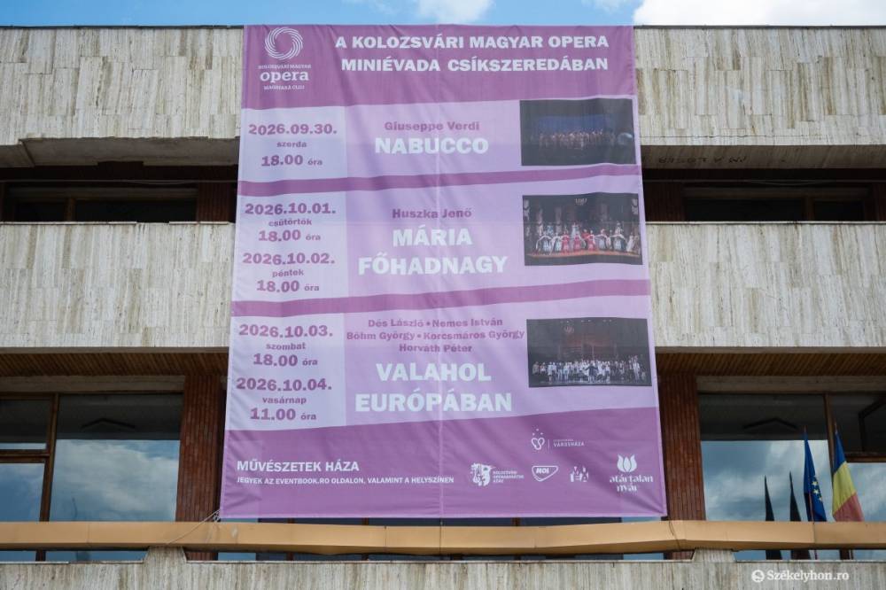 Újabb miniévaddal érkezik a Kolozsvári Magyar Opera Csíkszeredába