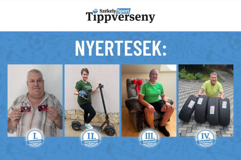 Öt pont hátrányból lett első – így élték meg győzteseink a Székely Sport tippversenyét