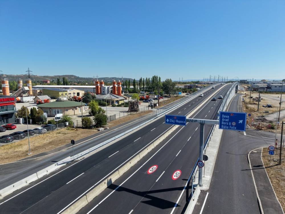 A nagyváradi körgyűrű újabb felüljáróján indult el a forgalom, hátravan még három felül- és egy aluljáró