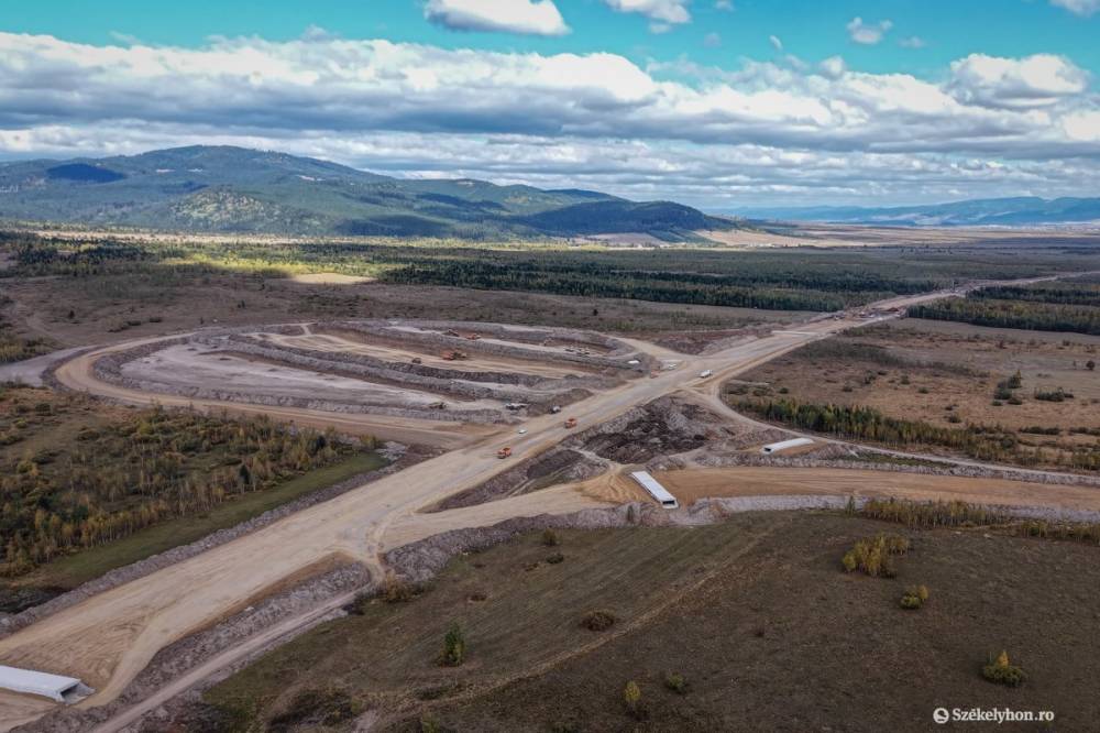 Helyzetképet adott az építő a Gyergyóalfalu–Ditró sztrádaszakaszról