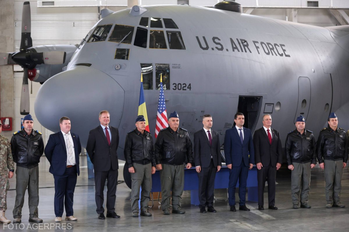Újabb C-130-as Hercules katonai repülőgépet kapott Románia az Egyesült Államoktól