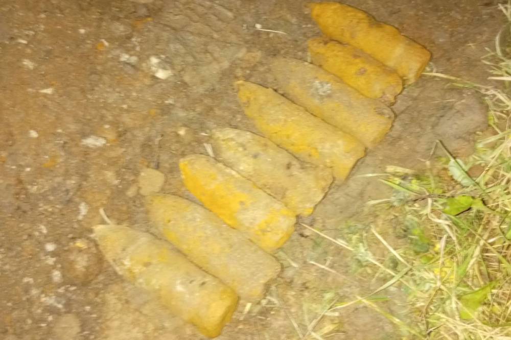 Lövedékekre bukkantak a földgáz-vezeték lefektetése közben